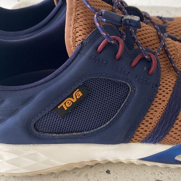 TEVA Pecan Terra-Float Churn Tan/Blue Performance Water Shoes Men’s Size 8 New - Picture 9 of 12